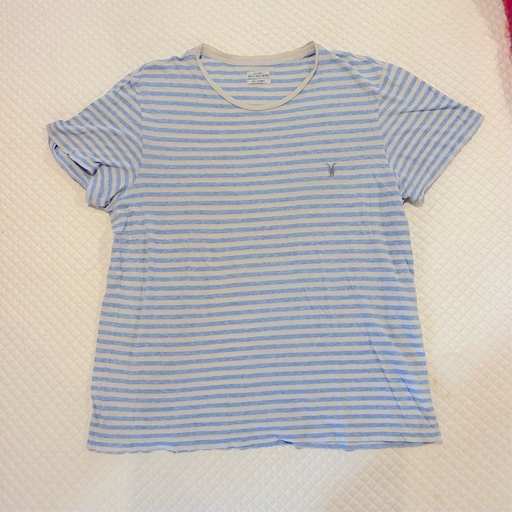 All Saints X-Large Striped T-Shirt